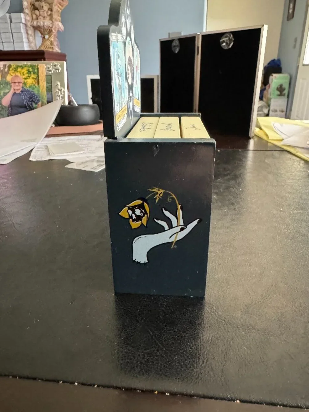Disney Nightmare Before Christmas Perpetual Block Calendar Neon Style 2022 EUC
